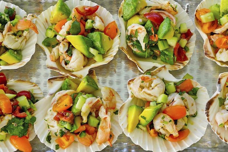 Download now to make your own Shrimp Ceviche photo copyright Sail LUNA taken at 
