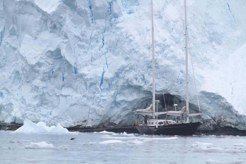 Novara and iceberg photo copyright Novara One Planet Project taken at 