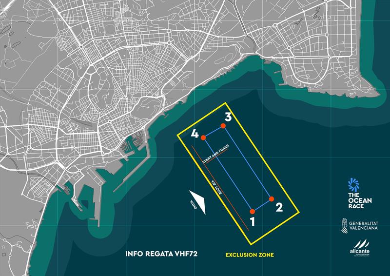 The Ocean Race in-port map - photo © The Ocean Race