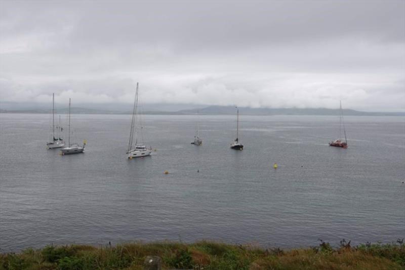 Anchored with the vessels of the ICC rally on Clare Island, western Ireland photo copyright Thierry Courvoisier taken at 