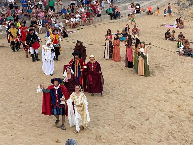 Celebrating Christoph Colomb in Porto Santo with a procession - photo © Thierry Courvoisier