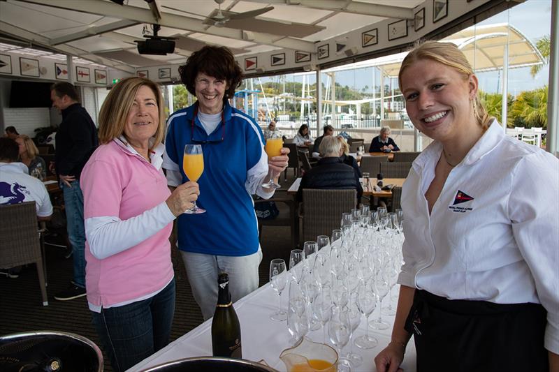Champagne time at the Beneteau Pittwater Cup 2023 photo copyright John Curnow taken at Royal Prince Alfred Yacht Club