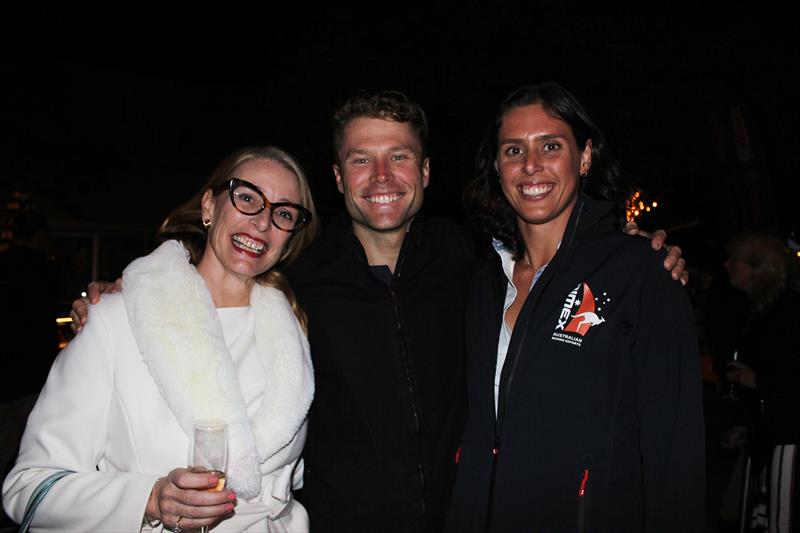 Sarah Egan. Tom Hill, Maddie Spencer - RMS AIMEX VIP Dinner photo copyright Rivergate Marina and Shipyard taken at 