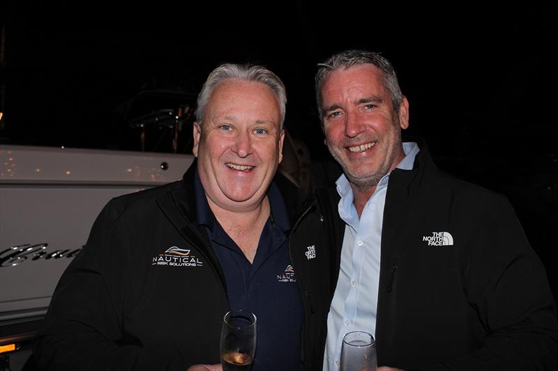 Peter Townsend, Steve Connolly - RMS AIMEX VIP Dinner photo copyright Rivergate Marina and Shipyard taken at 