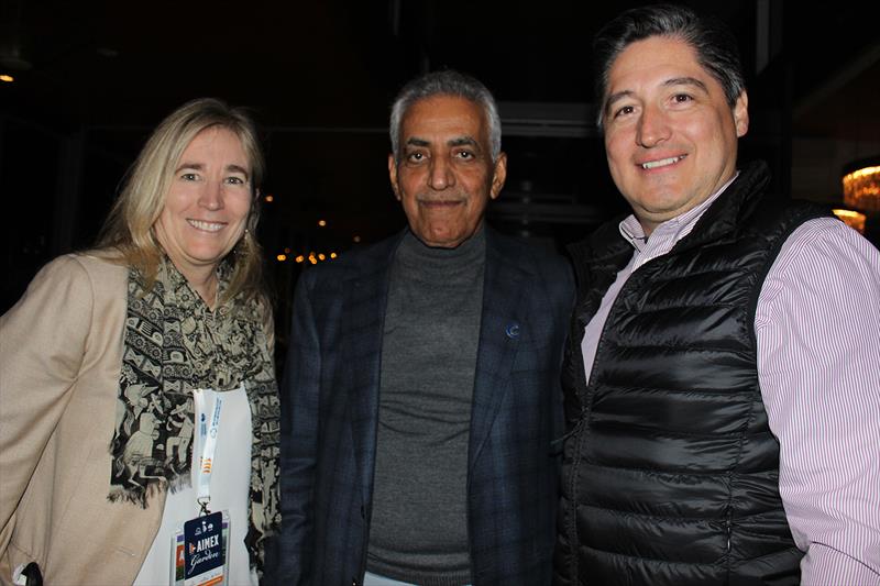 Erin Ackor, Mohammed Al Shaali, Mauricio Escamilla - RMS AIMEX VIP Dinner photo copyright Rivergate Marina and Shipyard taken at 