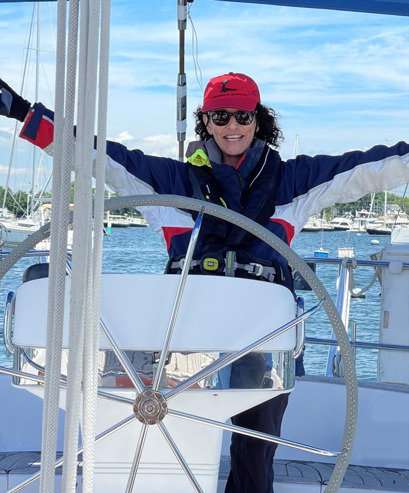 Dr. Anne Kolker, the 2023 BoatUS/NWSA Leadership in Women's Sailing Award honoree photo copyright Scott Croft taken at 