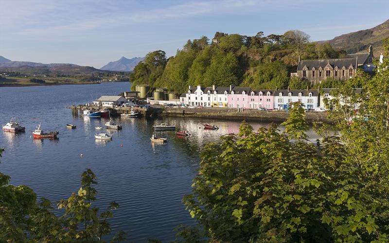 A view of Portree harbour, the capital town on the Isle of Skye photo copyright Visit Scotland / Kenny Lam taken at 