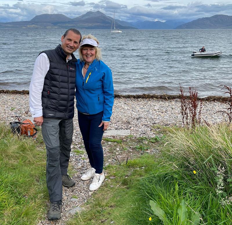 Andreas Maszczyk, Sonas Collection General Manager, and Anne Gracie Gunn, Sonas Collection Owner - Isle of Skye - photo © Visit Scotland / Kenny Lam