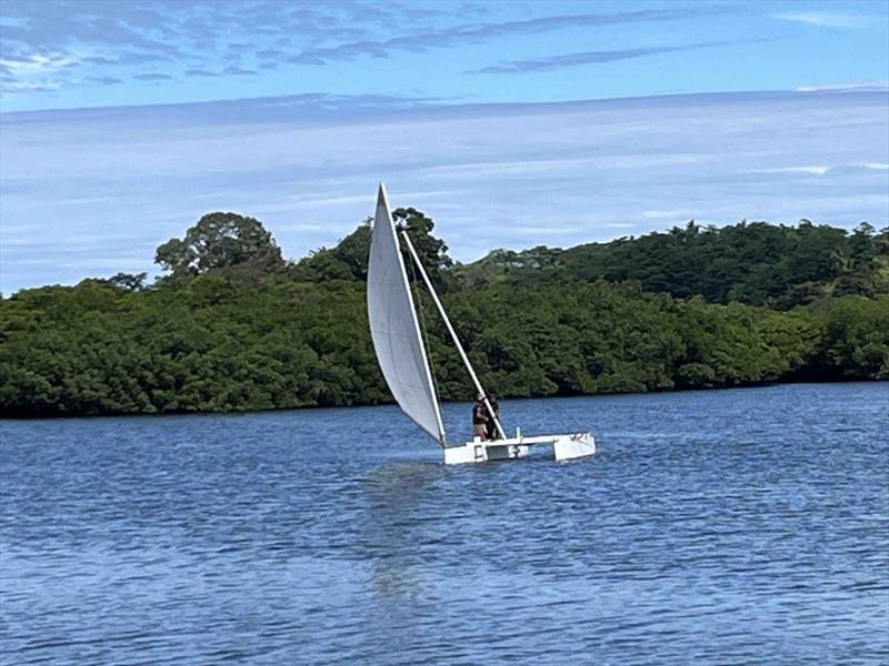 1st mini cargo proa sailing - photo © harryproa.com