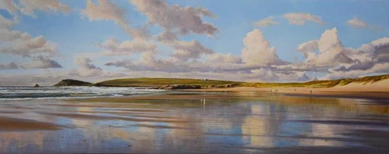 Clouds, Constantine by Duncan Palmer RSMA – 69 X 171cm, £2,750 - photo © Royal Society of Marine Artists