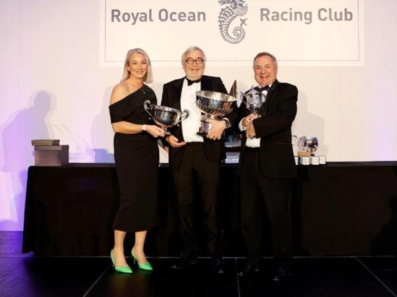 RORC Vice Commodore Eric de Turckheim whose NMD 54 Teasing Machine took the high honour of Yacht of the Year  and winning IRC Zero - photo © Rich Bowen Photography