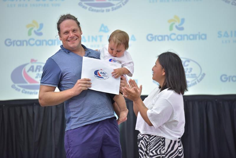 Emmett on Sulyna (GBR) - ARC  2023 SL Awards - photo © World Cruising Club