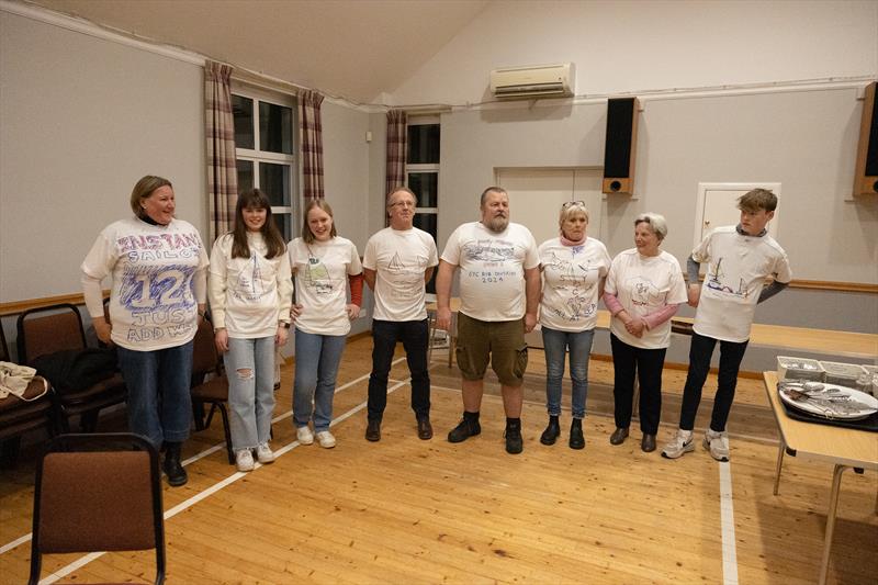 Solway Yacht Club annual Prize Giving: All the T shirt challenge entrants! photo copyright Nicola McColm taken at Solway Yacht Club