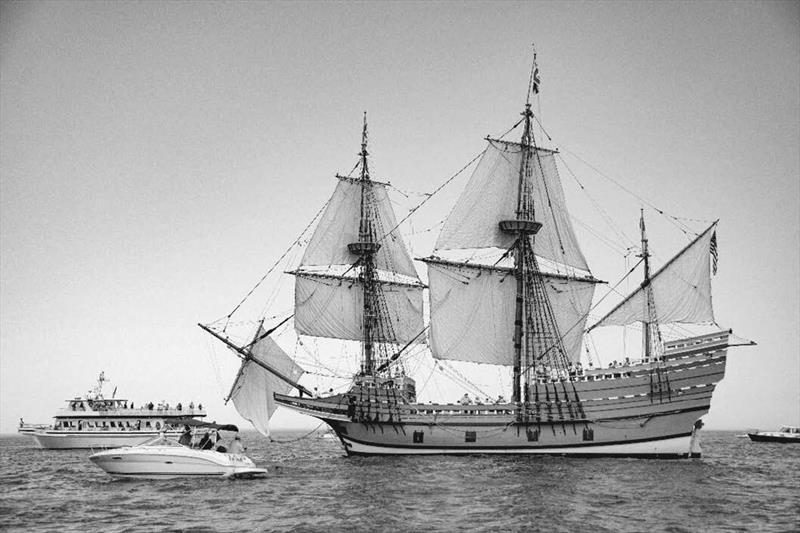 Project Mayflower - Mayflower II in Plymouth Harbor, September 2020 - photo © Karen Wong Photography