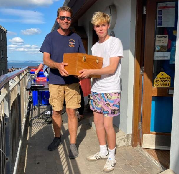 Cardigan Bay Regatta at New Quay: Overall Dinghy Champion Dan Powell photo copyright Rees Tom Jones, Martyn Johnson, Fiona Lloyd Evans, Chris Seal taken at New Quay Yacht Club