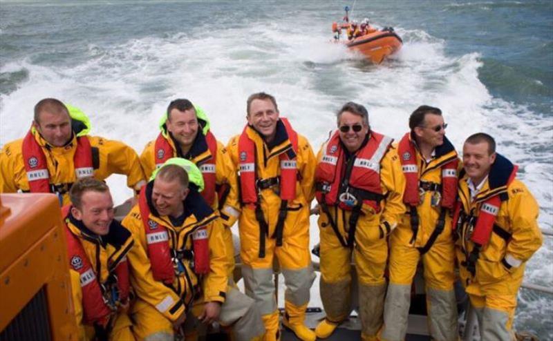 Daniel Craig and Ramsgate crew - photo © RNLI / Triumph
