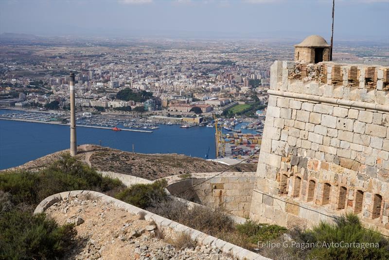 Castillo de San Julian in Cartagena Spain photo copyright Ayuntamiento de Cartagena taken at 