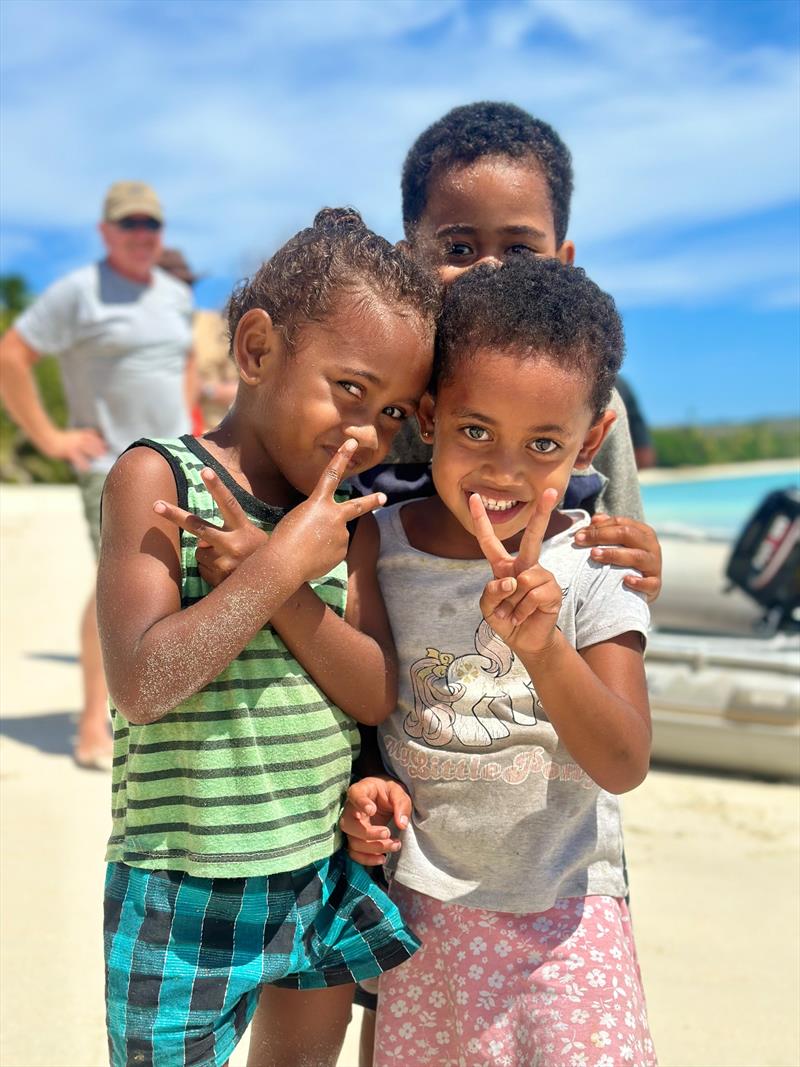 Friendly locals in Fiji - photo © Viki Moore