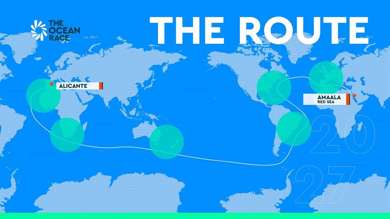 The Ocean Race 2027 Route Map photo copyright The Ocean Race taken at 