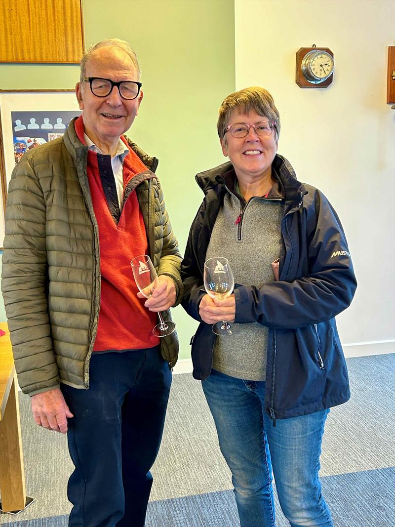 Martin Scarth and Angela Docherty, 3rd in the Blackwater Sailing Club Dyer Cup - photo © Gay Ayton
