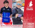 Carlos Charabati and Elspeth Simms win Sail Canada's Bill Burk Memorial Youth Elite Awards © Sail Canada