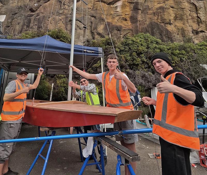 Some of the lads who undertook the Making Waves Foundation course at Woolwich photo copyright Paddy McAlpine taken at Concord & Ryde Sailing Club