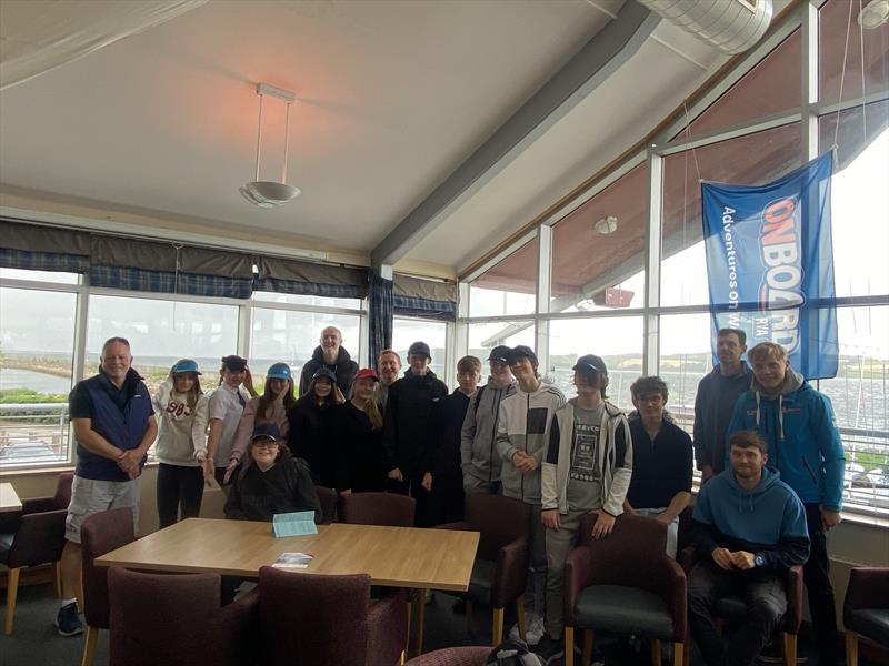 OnBoard sessions Prize Giving at Largs Sail Training Association photo copyright RYA Scotland taken at Largs Sailing Club