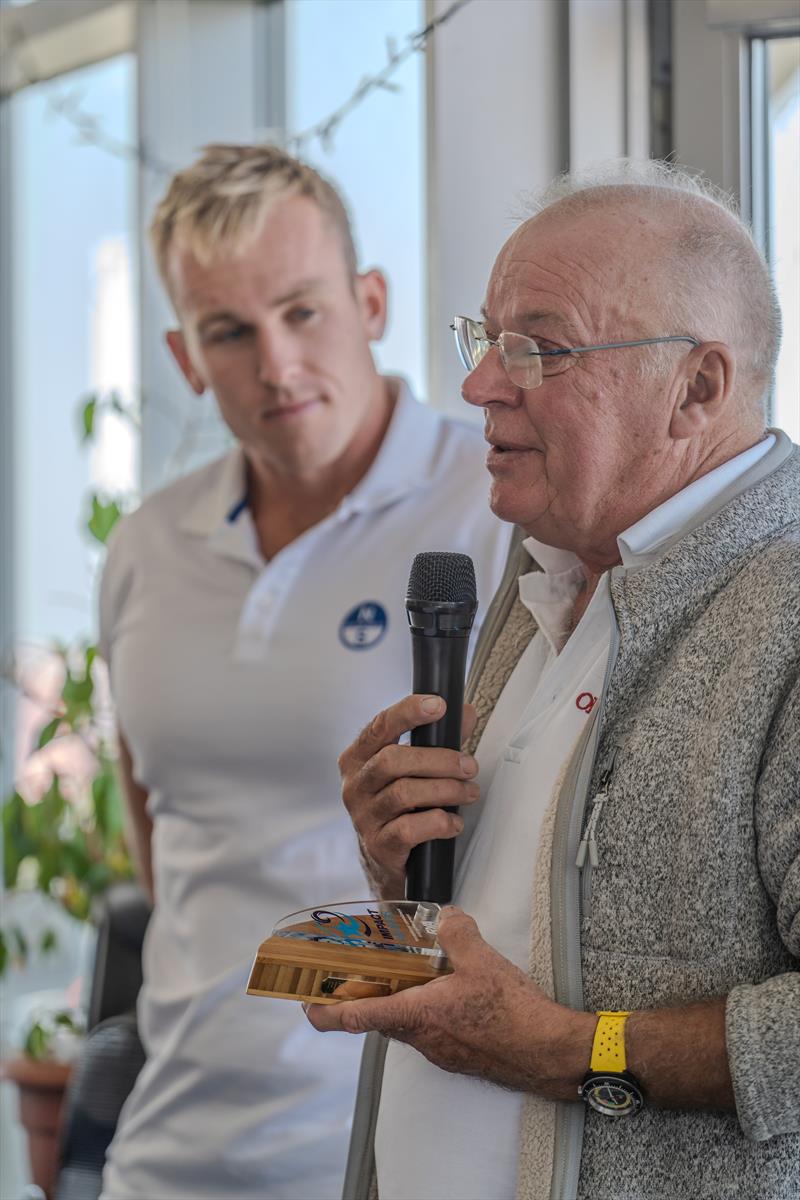 RYA Scotland Impact Award for Fairlie Yacht Club volunteer Pete Wright photo copyright Matt Burgess photography taken at Fairlie Yacht Club