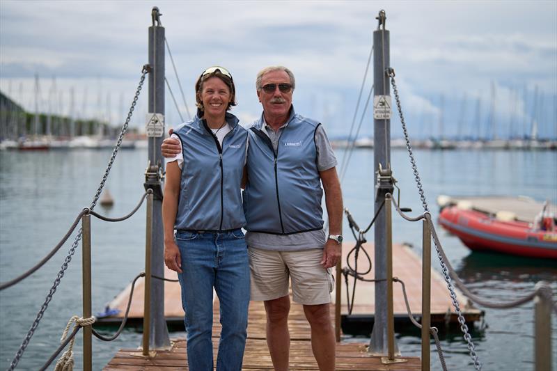 Francesca Clapcich goes back to her home town of Trieste, Italy in September 2024 to visit her old sailing school - photo © Giovanni Aiello / 11th Hour Racing