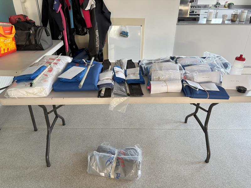 ILCA Northern Circuit 2025 - prizes at series prize giving at Dovestone SC sponsored by Performancesailcraft.com - photo © Gordon Riddell