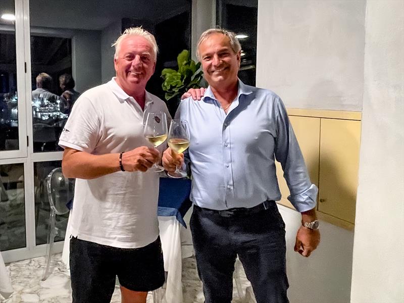 Andy Denison congratulates Pasquale Orofino photo copyright Robert Deaves taken at 