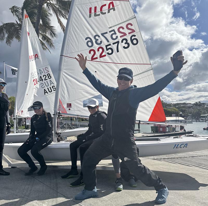 Entertaining the troops at RQYS as only he can (still a kid himself)... Adrian Finglas - photo © Adrian Finglas