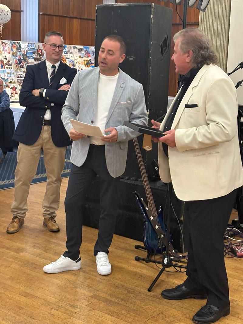 Commodore Anderson speaks during The Chase Sailing Club – 70th Anniversary Year - photo © Chris Anderson