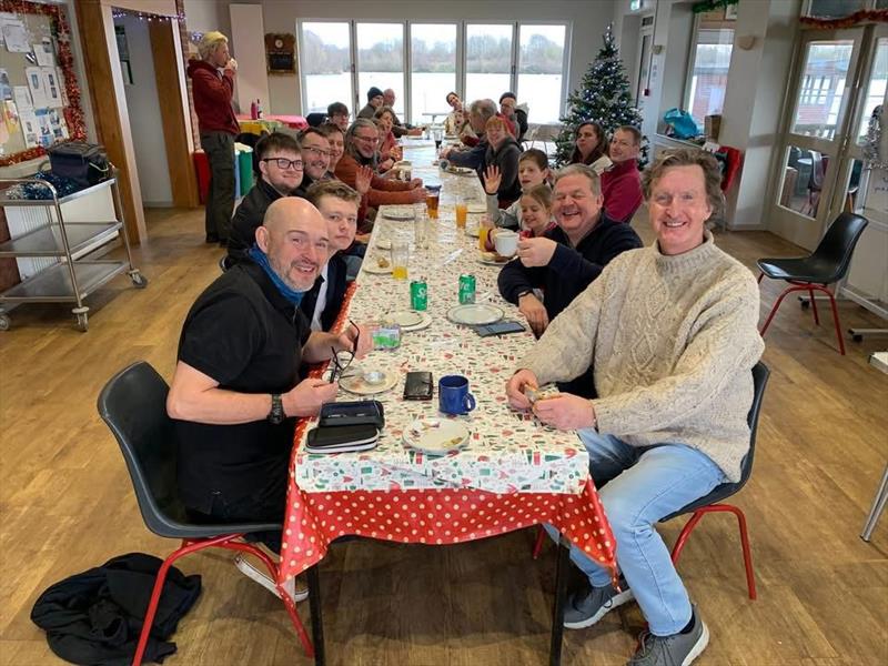 Bring and Share Lunch during the Whisky Stakes at Ripon Sailing Club - photo © Gail Jackson