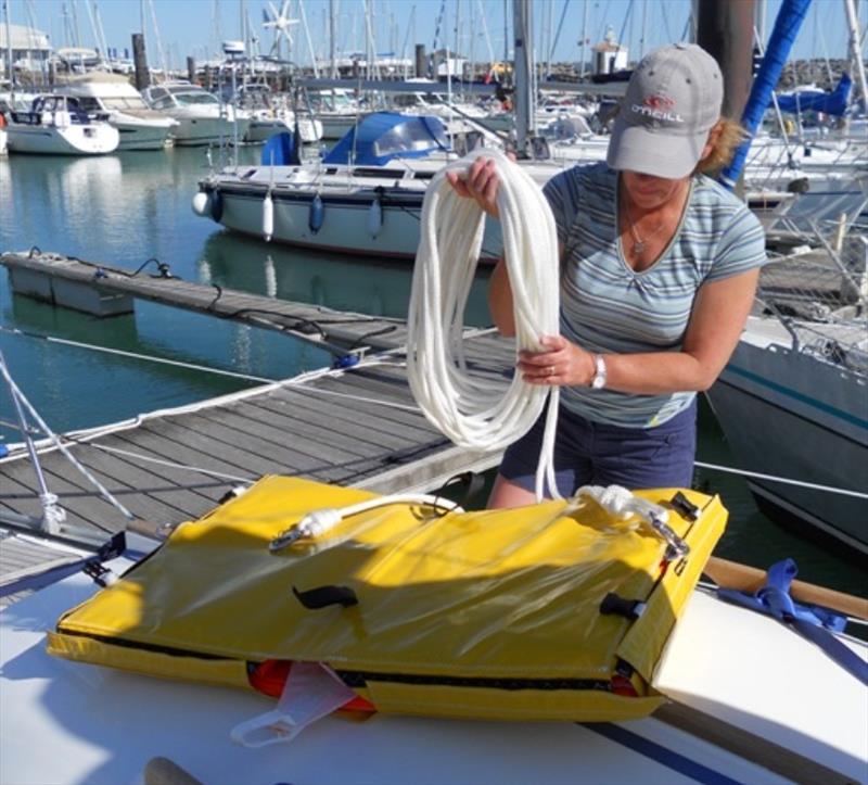 Cruising Skills Week - storm jib - photo © The Cruising Association