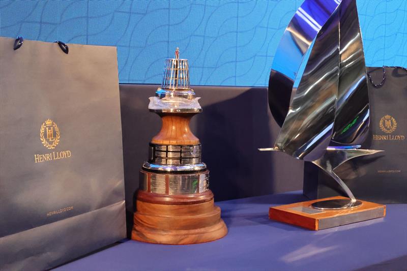 YJA Awards - the trophies with Henri-Lloyd goodie bags - photo © Mark Jardine / YJA