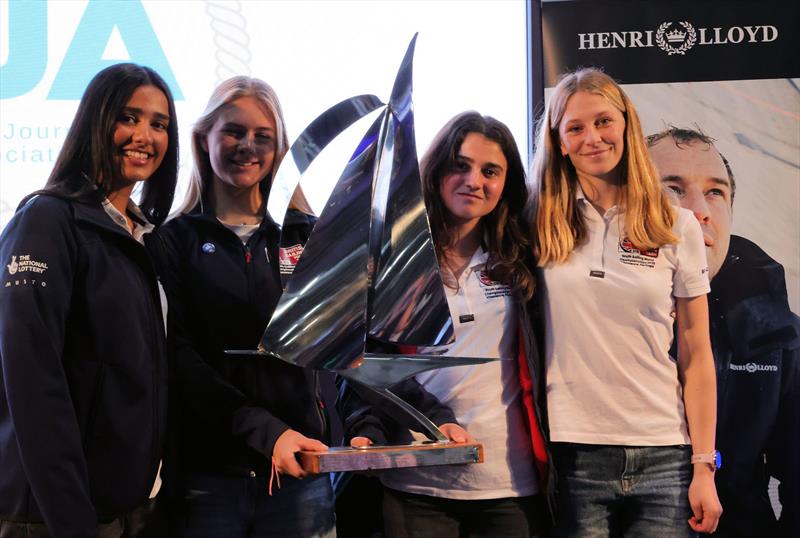 YJA Young Sailor of the Year 2025 Award - Sabine Potter & Merle Nieuwland and Lila Edwards & Amelie Hiscocks - photo © Mark Jardine / YJA