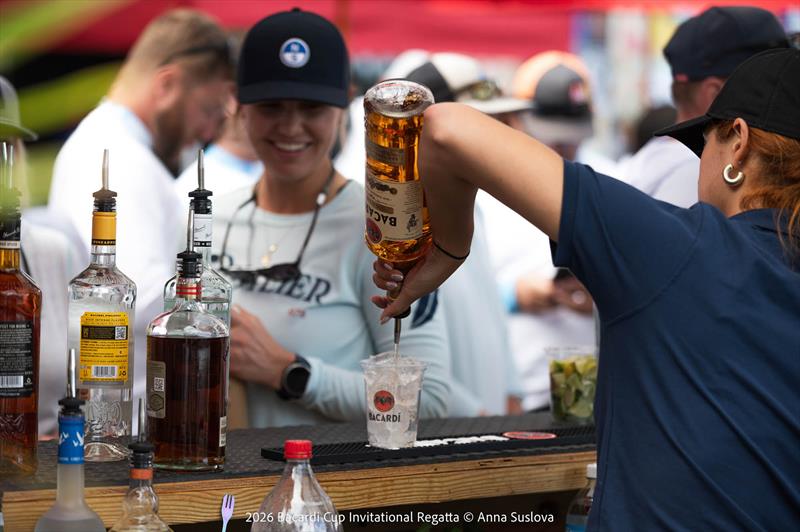 All smiles at the Bacardi bar - Bacardi Invitational Regatta  - photo © Anna Suslova Media