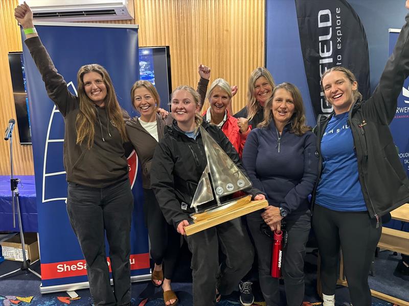 Saga, winners overall of the Club Marine Tasmanian Women's Keelboat Regatta - photo © Jane Austin