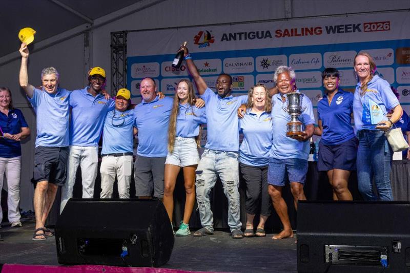 Antigua's Bernie Evan-Wong, raced his Mumm 36 High Tension to victory in CSA Racing 3  photo copyright Tim Wright / Photoaction.com taken at Antigua Yacht Club