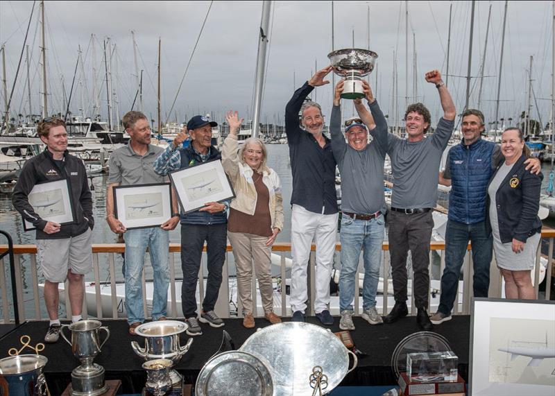 The Founders Trophy & Bill Bennett Crew Trophy - Overall Championship Winner & Crew - photo © Etchells Class