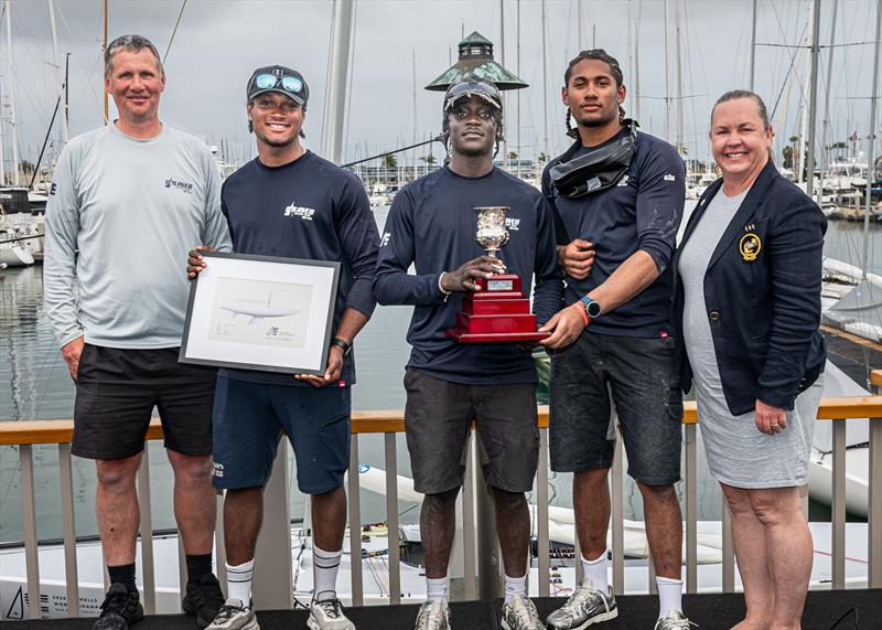 Bill Steele Trophy - Awarded to the crew with the lowest average age.  Corneille LePrince Felipe Garcia Jessye Opoku-Ware (GBR 1014) Palaver  - photo © Etchells Class