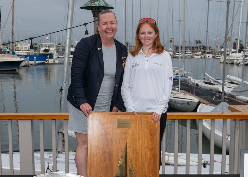 Best Female Helm Trophy - Ruby Sunderland (GBR 1468) Strait Dealer - photo © Etchells Class