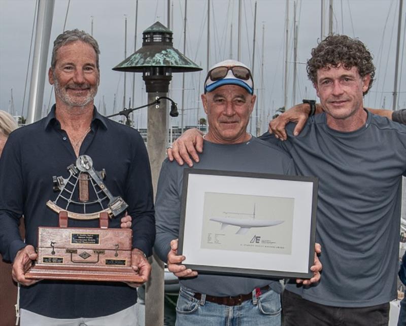C. Stanley Ogilvy Masters Trophy,  Robert W. Sides Seniors Trophy, Grand Masters Trophy  James Mayo, Paul Cayard, Ben Lamb (AUS 1526) Magpie - photo © Etchells Class