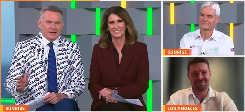 That Jacket! Will it get another airing in 2027? That remains the question... - photo © Channel 7