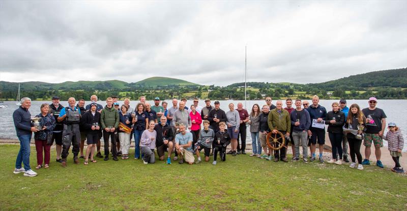 64th Lord Birkett Memorial Trophy prize winners photo copyright Tim Olin / www.olinphoto.co.uk taken at Ullswater Yacht Club