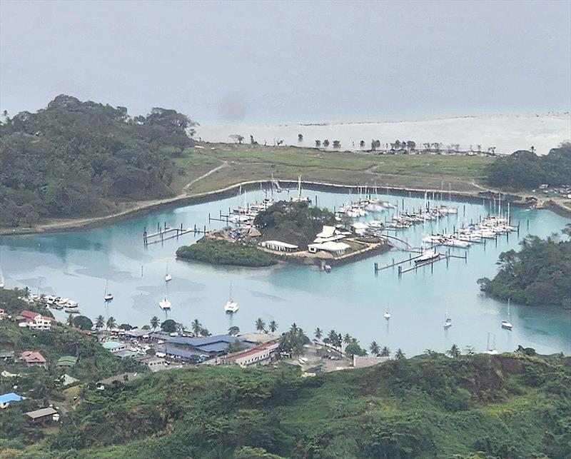 Nawi Island Marina in Savu Savu - very protected and storm surge runs past.. - photo © Pantaenius Australia