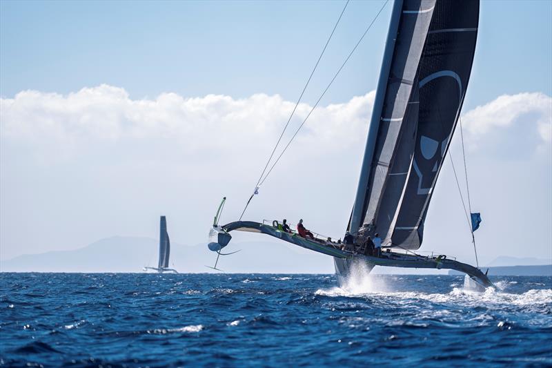 Erik Maris' MOD70 Zoulou - 2026 RORC Transatlantic Race day 4 photo copyright James Mitchell / RORC taken at Royal Ocean Racing Club and featuring the MOD70 class