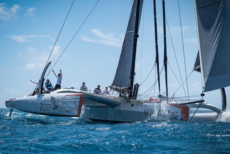 46th St. Maarten Heineken Regatta Day 2 - SOPHIA was the first to cross the line in the Around the Island Race with a time 2:24:37 - photo © Laurens Morel