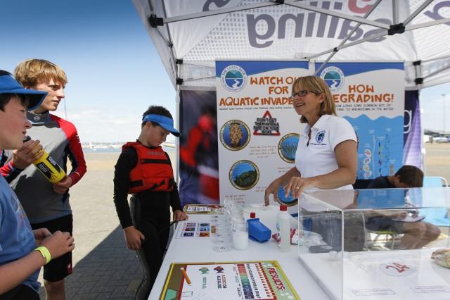 Green Blue Volunteers in action  photo copyright RYA Green Blue taken at  and featuring the  class